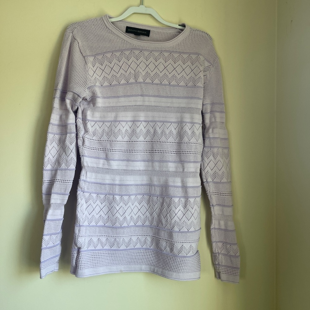 Banana Republic size XS purple long sleeve